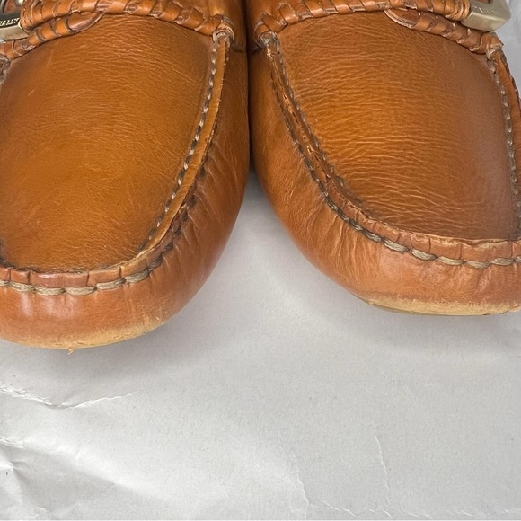 BALLY LANDOLFA EJ Soft LEATHER Loafers Brown Size E36 UE - Picture 16 of 16